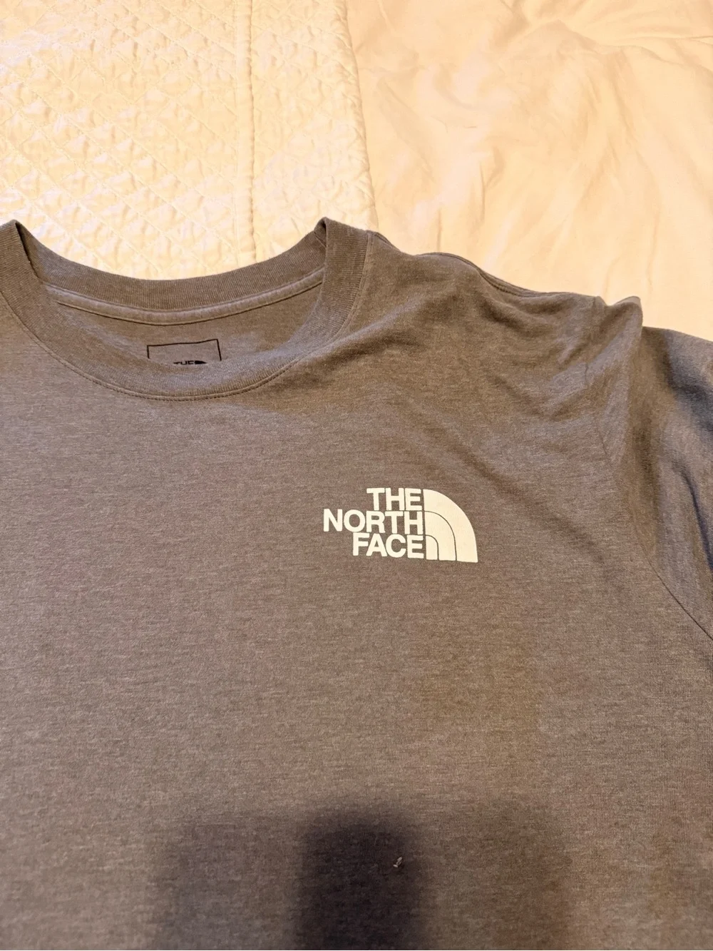 The North Face Gray Short Sleeve Logo Tee